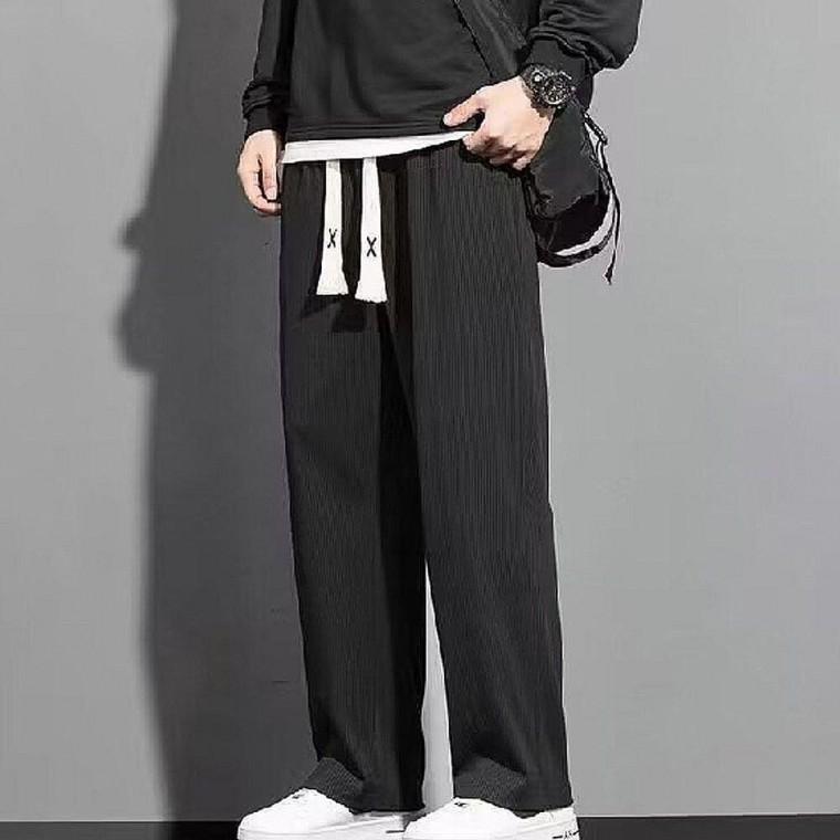 남자고무줄바지 인기 데일리 고무줄 남자밴딩팬츠 여름 긴바지 와이드 시원한바지 남성 바지 남자여름바지