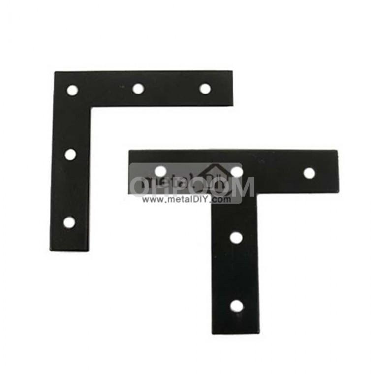 평철 68x60 흑색 T자 15mm 고정쇠 고정평철 스틸평철