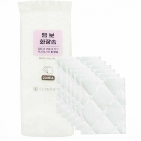 엠보 화장솜 200매 거즈화장솜 스킨솜