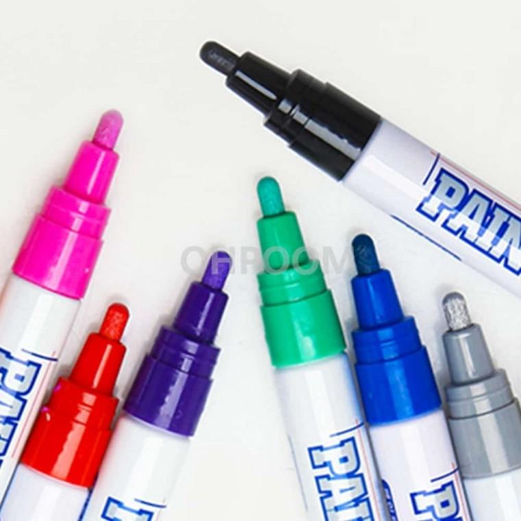 페인트마카흑색 4.5mm 선명한마카펜 선명한펜 유성마카펜