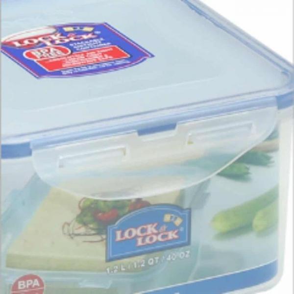 4면결착 실리콘 밀폐용기 1200ml(트레이형) 대파보관통 냉장고보관용기