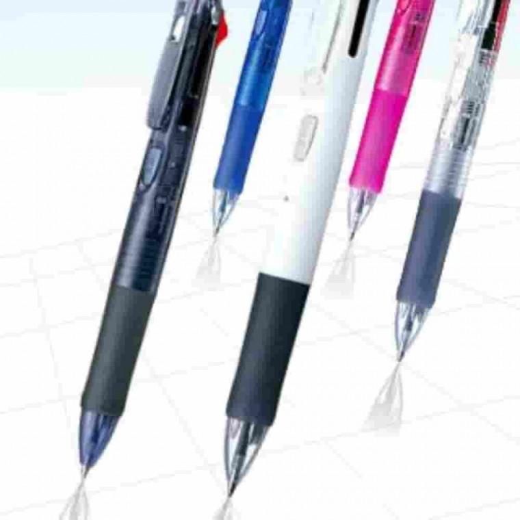 클립온4색 볼펜 0.7mm 백색 멀티볼펜 멀티펜 다색볼펜 사무용볼펜