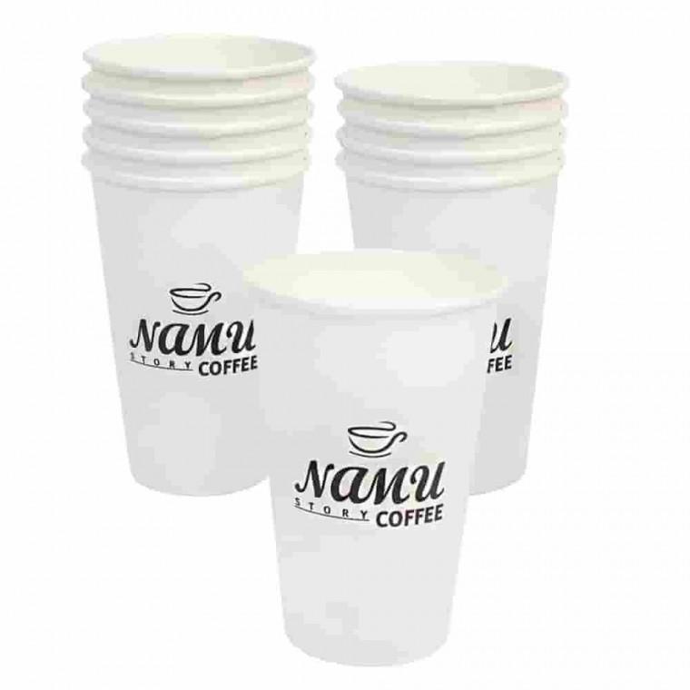 일회용종이컵 480ml 10개 커피컵 일회용컵 대용량종이컵 테이크아웃종이컵 캠핑종이컵