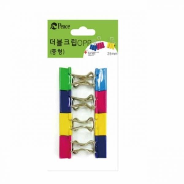 더블 크립 중 (80개입) 노트집게 파일집게