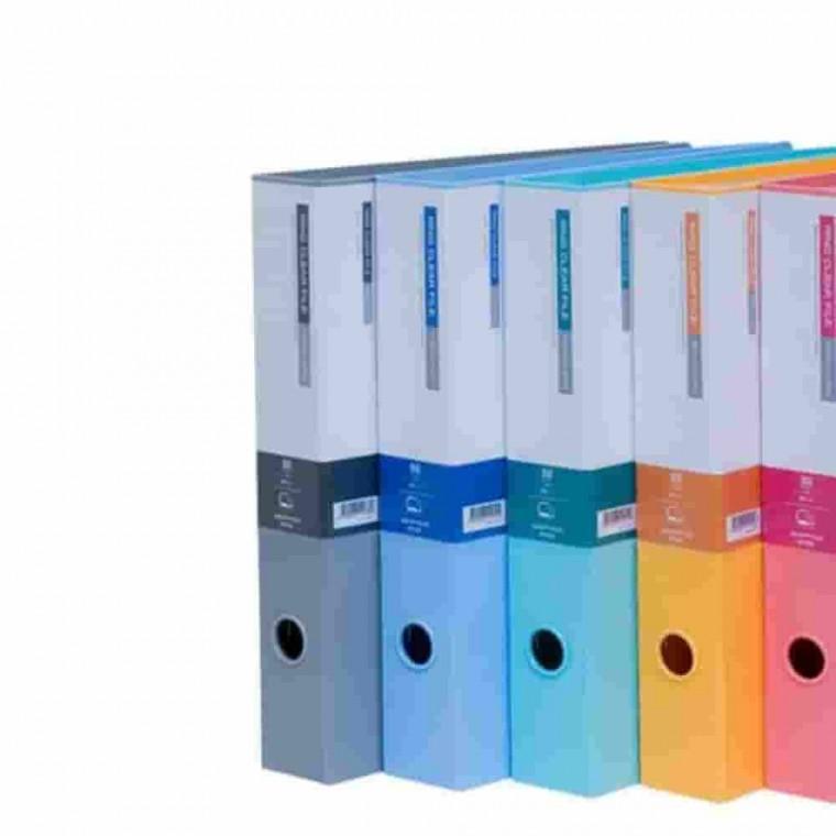 링클리어화일 A4 50매 회색 링바인더 사무용파일 A4바인더 클리어북
