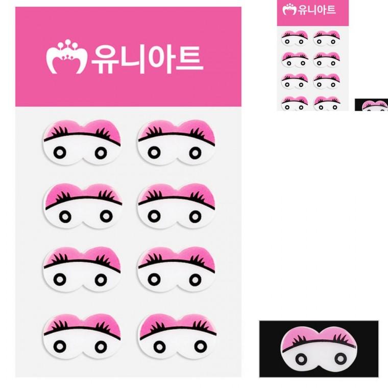 쌍눈알 분홍 인형눈스티커 인형만들기 타원인형눈