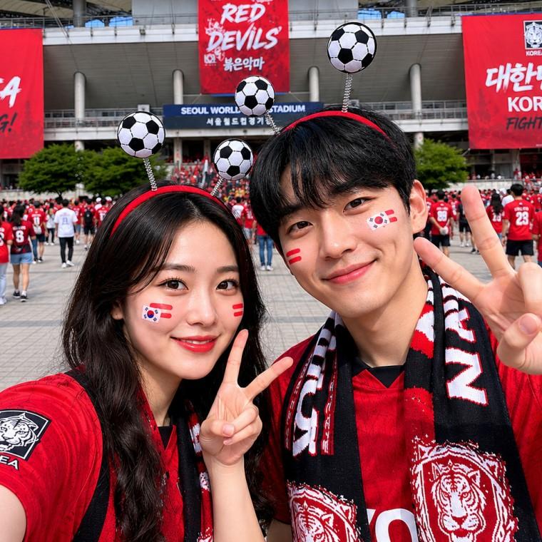 [개미물류] 축구공머리띠 월드컵 운동회 소품 월드컵 축구 체육대회 응원단 붉은악마 아시안게임