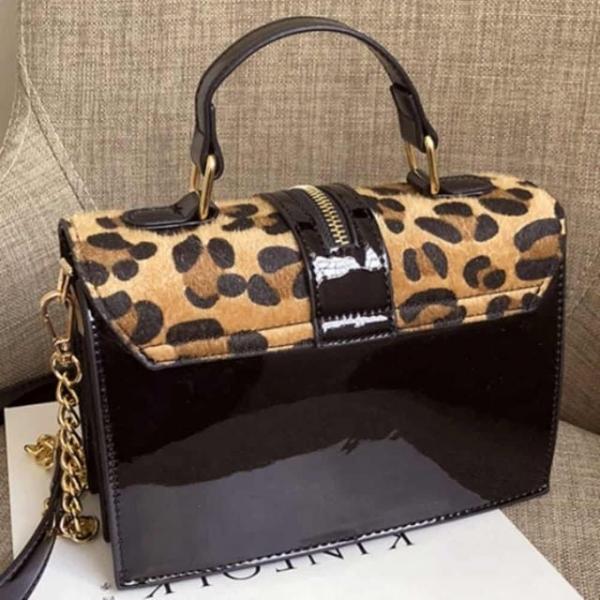 여성 호피무늬 핸드백 크로스백 여성가방숄더백