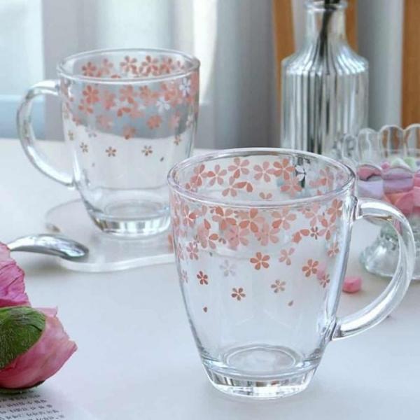 유리 머그컵 2P (20개) 예쁜머그컵 티머그