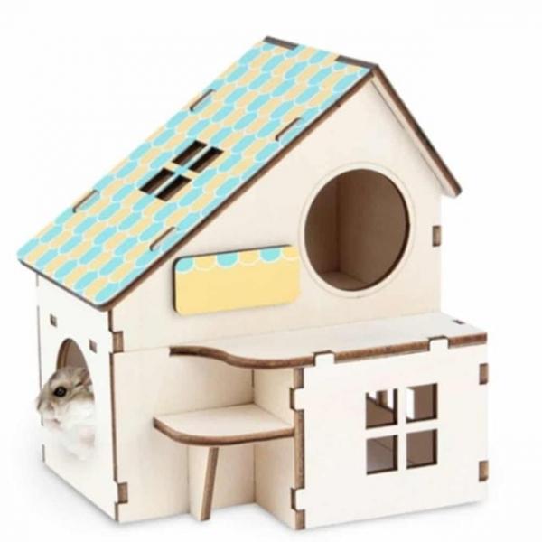 조립 햄스터집 만들기 우드DIY 나무조각조립