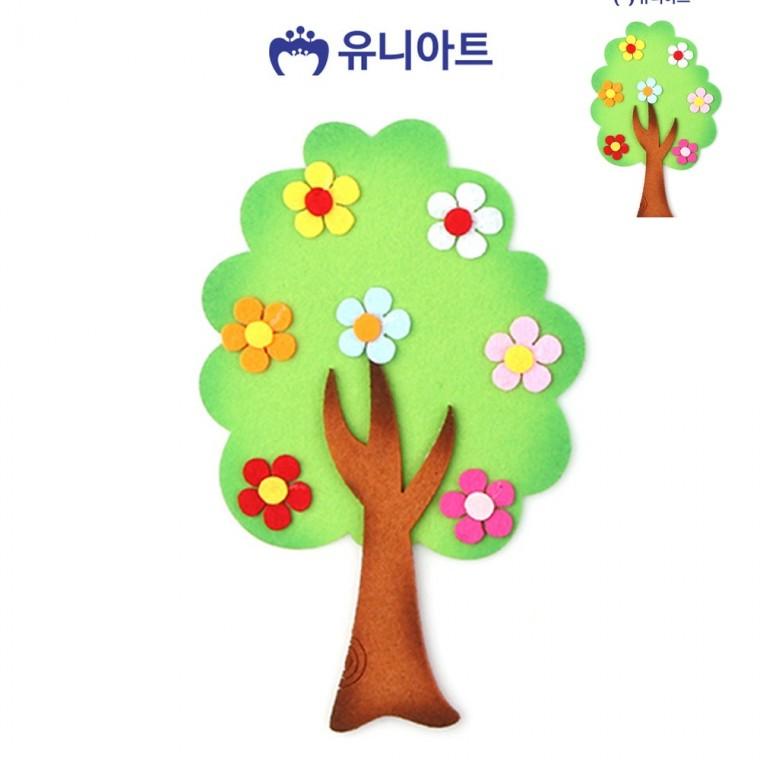 꽃나무 연두 아동미술만들기 미술놀이 공예재료