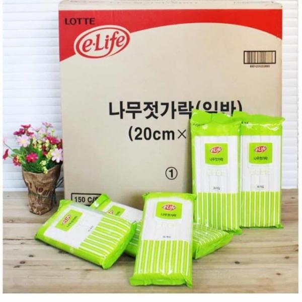 일회용 나무 젓가락 36p 80개입 일회용젓가락 일식젓가락