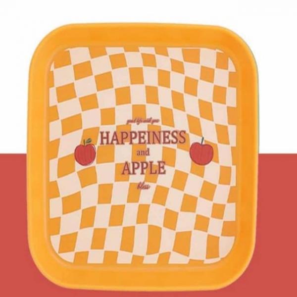미니 트레이 세트(옐로우) 프라스틱쟁반 쟁반트레이