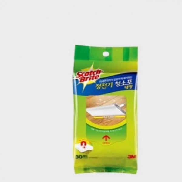 정전기 청소포 리필 대형 30매 일회용청소포 정전기포