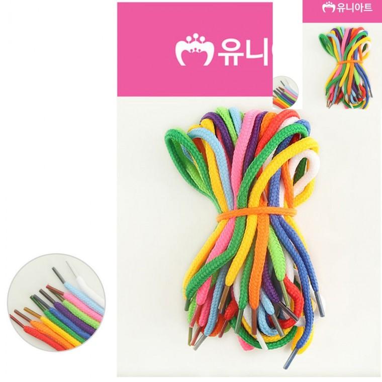 운동화끈 칼라혼합 랜덤1개 끈매듭 어린이운동화끈 운동화신발끈