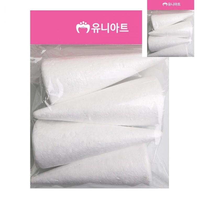 모양백구 원뿔 스치로폼원뿔 스티로폼원뿔 만들기재료