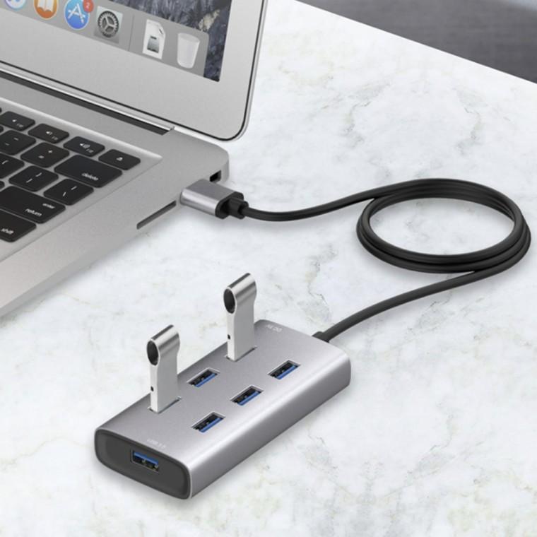허브 유전원 USB 포트 3.0 멀티
