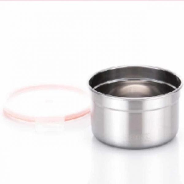 원형 밀폐용기 1100ml 스텐레스용기 스텐원형반찬통