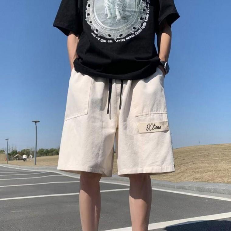 남자여름바지 여름반바지 밴딩 면숏팬츠 남자 시원한바지 빅주머니 와이드핏