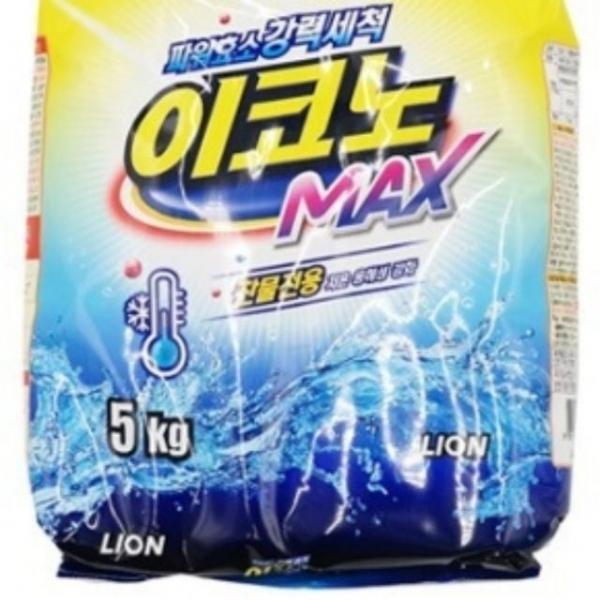세제 찬물전용 이코노 MAX 5kg 파우치 세탁세제 빨래세제