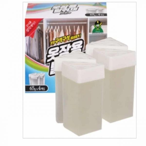 옷장 탈취제 65g 4개입 (코튼) 옷장디퓨저 옷장탈취제