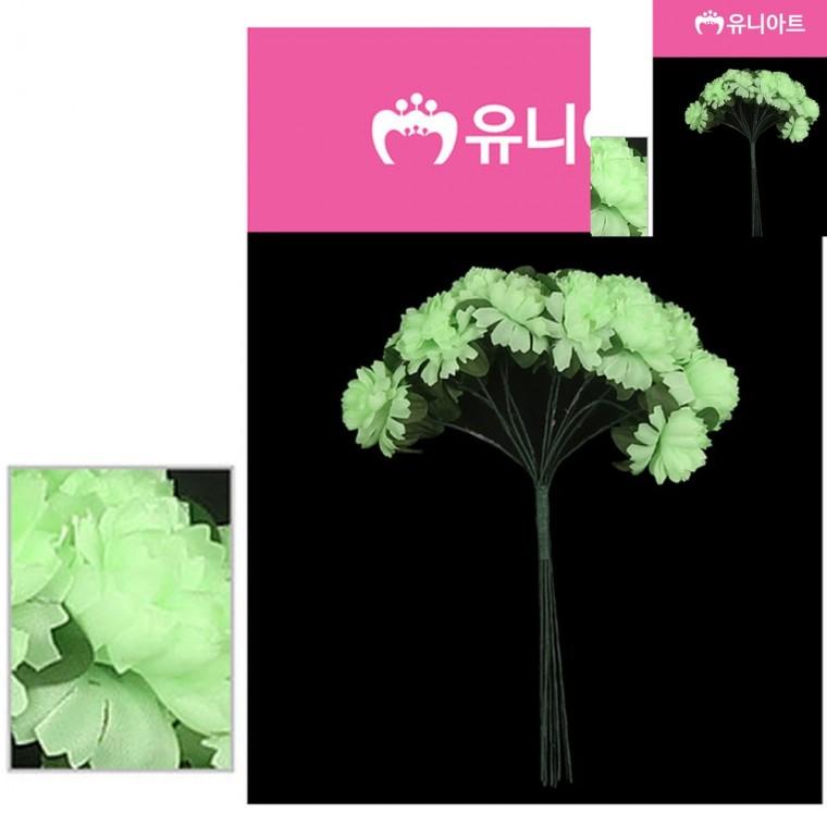 소국화 연두 조화장식 성묘조화꽃국화 인조꽃
