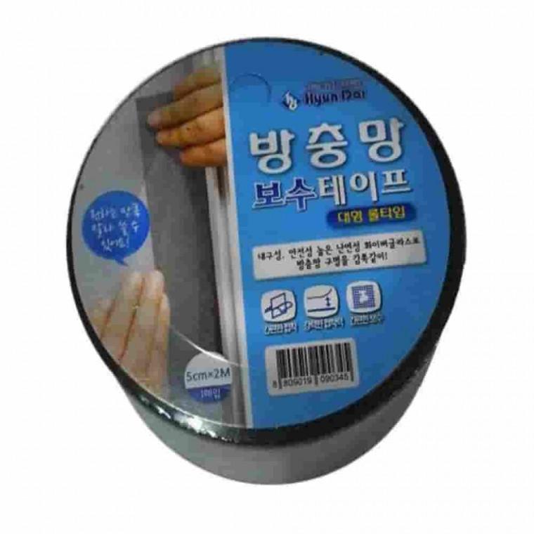 방충망 테이프 2m 3롤 방충망보수 창문틈새막이 망테이프 방충망테이프 창문물구멍
