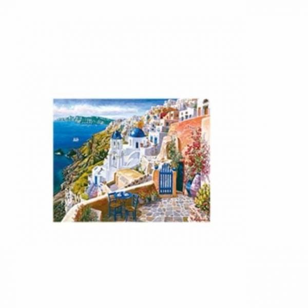 명화 페인팅 산토리니 40X50 유화그림그리기세트 셀프페인팅