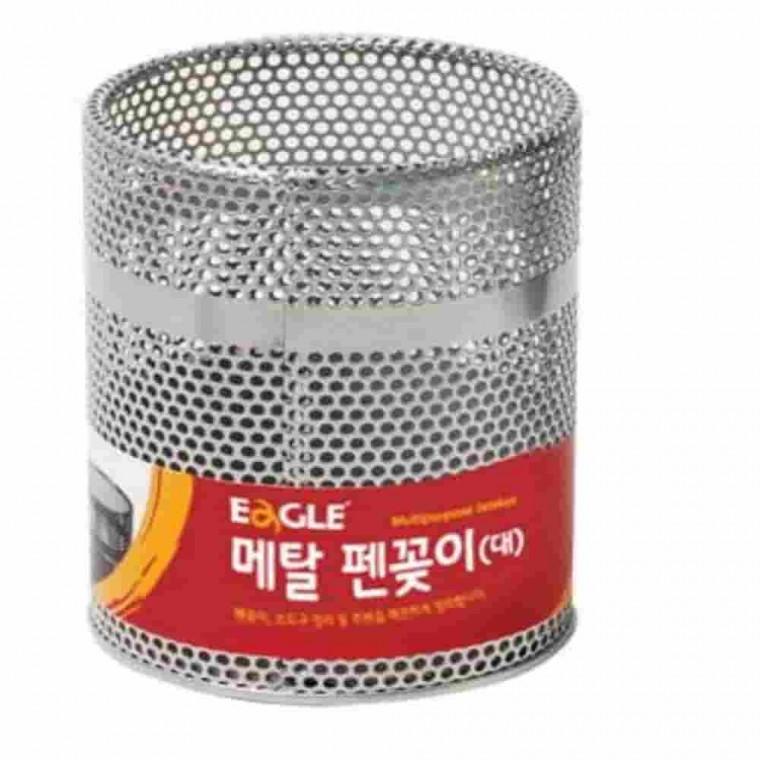 메탈펜꽂이 중 블랙 사무용연필꽂이 브러쉬꽂이 다용도꽂이 펜스탠드