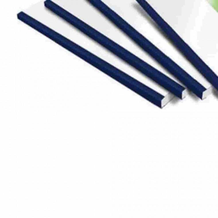 열제본스틸표지 12mm 투명 청색 80장 열제본커버 제본표지 제본용표지 회의자료표지