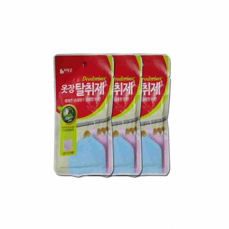 옷장 향기 탈취제 3개 드레스룸탈취제 장농냄새제거 장농냄새 옷장섬유탈취제 장롱냄새