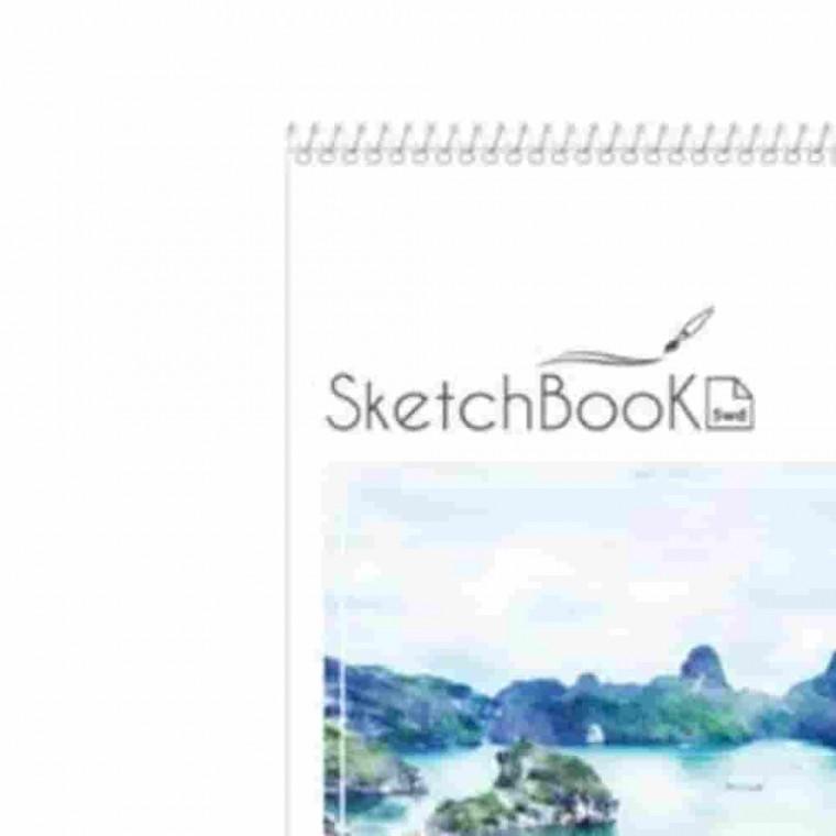 스케치북 5절 220g 17매 드로잉북 수채화용지 크로키북 캘리그라피종이