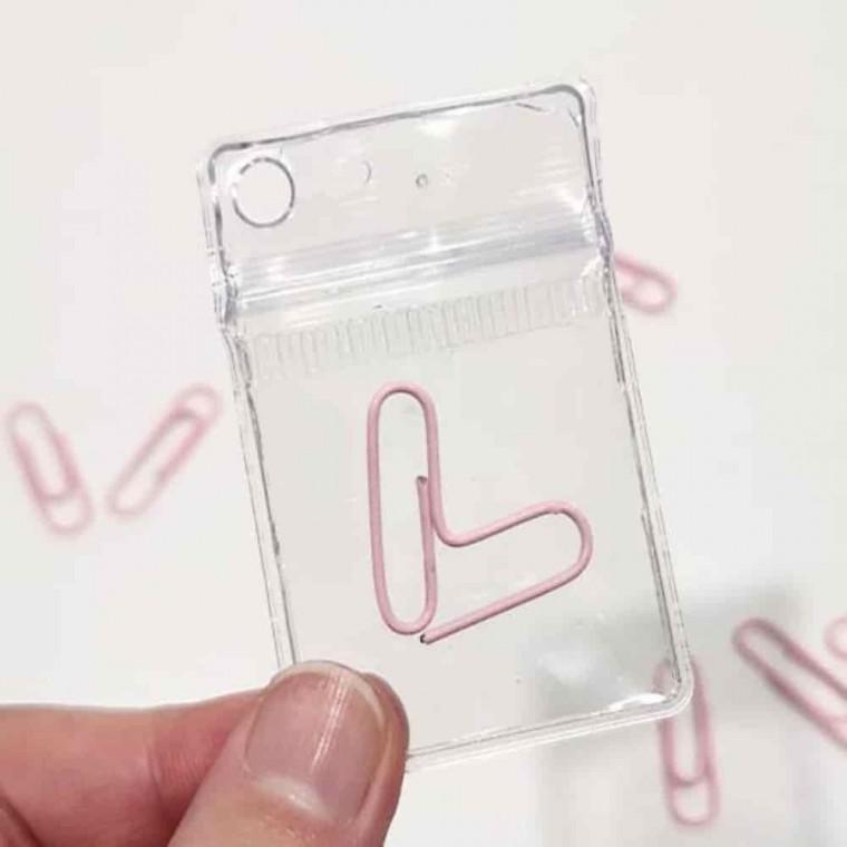 PVC 미니 지퍼백 키링 DIY 자동차키링 키링재료 투명파우치키링 키링제작 키링고리