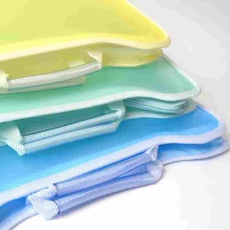 손잡이형 광폭지퍼화일 A4 청색 지퍼파일 화일집 지퍼케이스 폴더파일