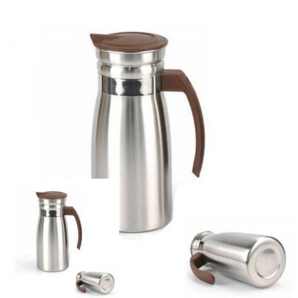 1리터 물병 냉장고 가정용 식당 음식점 손잡이 물통 스테인레스물병 업소용물병