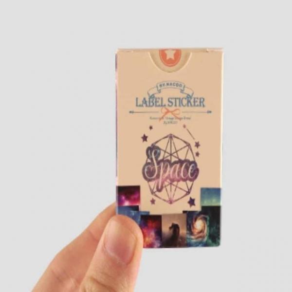 라벨 스티커팩 (스페이스) 꾸미기스티커 다이어리꾸미기