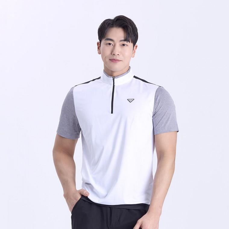 다운블로우DBS2HW 5110M남자골프반집업반팔티숙 남성 골프 v넥 리만투어 남성 골프클럽 터틀넥 카라티숙 낚