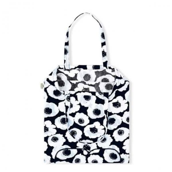 장바구니 플라워 보조가방 시장장바구니 접이식바구니