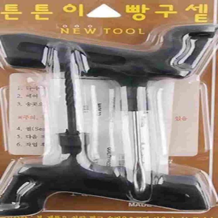 타이어수리-끈끈이빵구세트 타이어끈끈이 타이어펑크씰 타이어구멍수리 타이어펑크패치