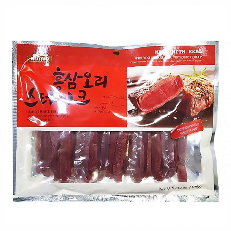 펫간식 홍삼오리스테이크 슬라이스 애완견간식 강아지간식 강아지홍삼간식