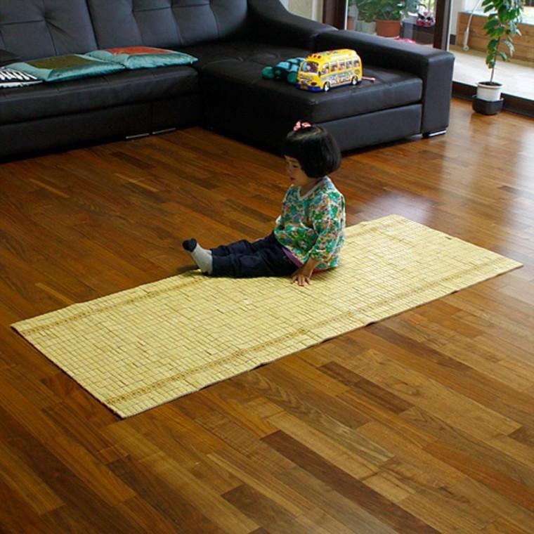 마작 대자리(175cmx70cm) 거실 돗자리 대나무 왕골자리
