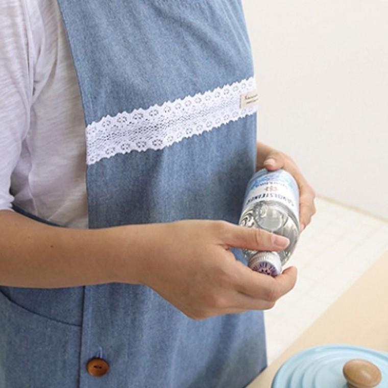 단추 기본 앞치마 스카이블루 1P 유치원 어린이집