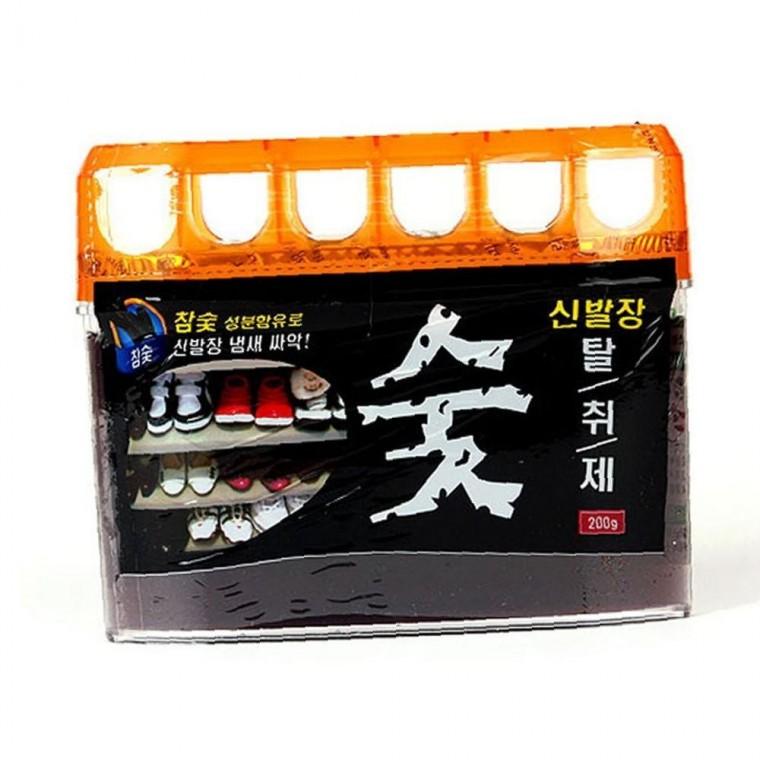 해피룸 신발장 쾌적 냄새 탈취 제거제 숯 200g
