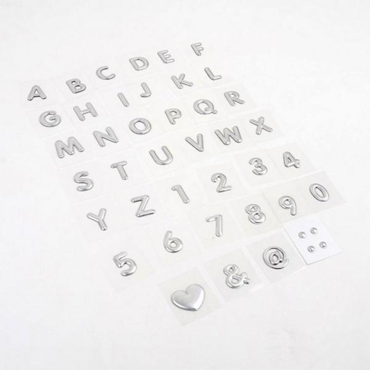 이니셜 알파벳 스티커 1P 다이어리 캐리어 노트북 데코 문자 스티커