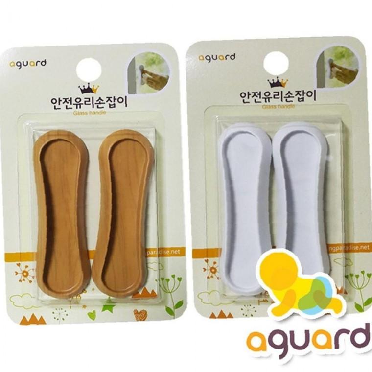 아가드 베란다창문 데일리 안전 유리창손잡이 2입창문손잡이 가정용품