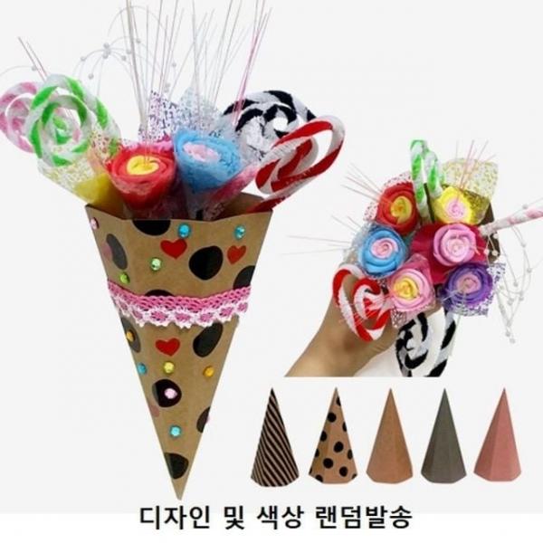 유아미술 어린이용 축하 꽃다발 만들기