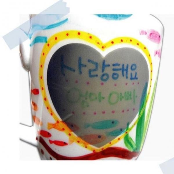 유아미술 어린이용 나만의 마술 머그컵 만들기
