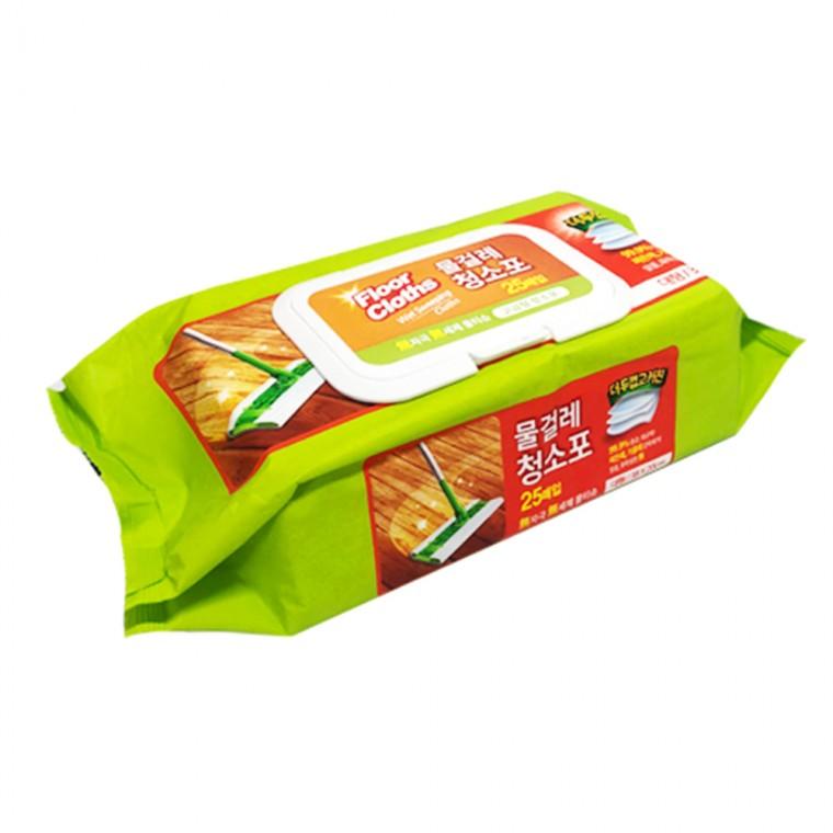 1인가구 가정용 물걸레 25매 청소티슈