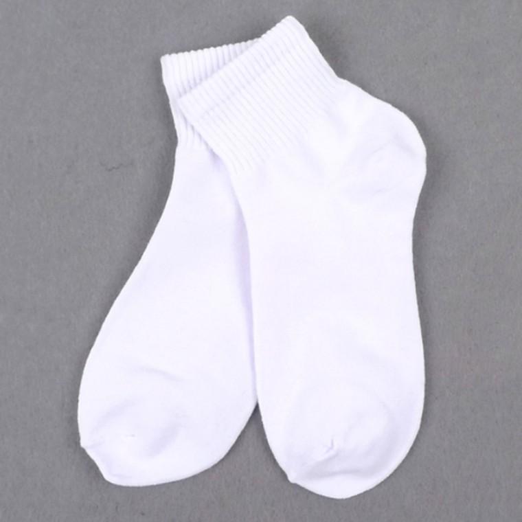 중목 1켤레 여학생용 흰색 교복양말 여성