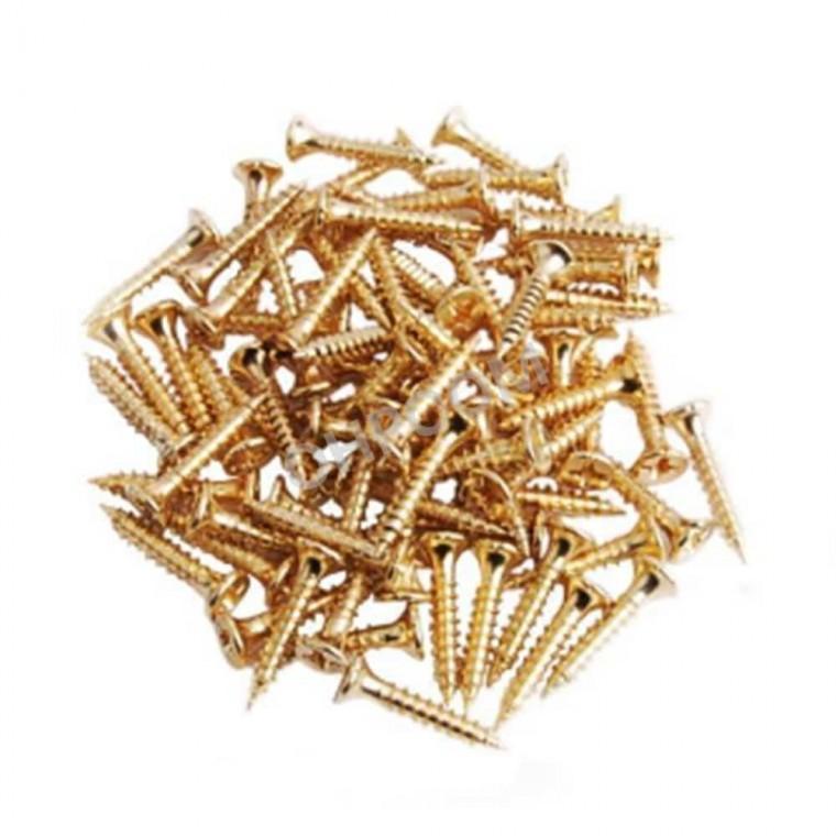 피스 3.5mm X15mm 금색 드릴나사못 숏스크류나사 철재나사